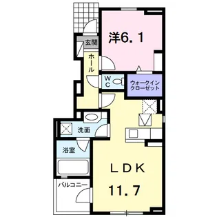 サニー・ベル II【1階】の間取り