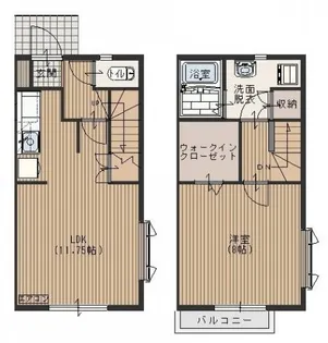 ブローテ川越Iの間取り
