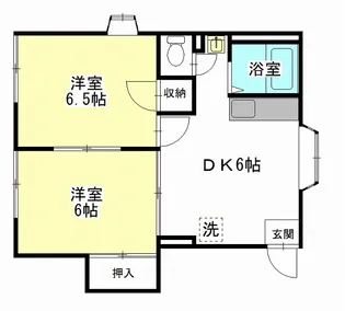 コーポ桜井C【2階】の間取り