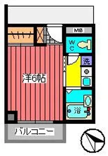 埼玉県川口市仲町【マンション】の間取り