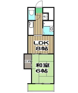 ラセットアベニュー【6階】の間取り