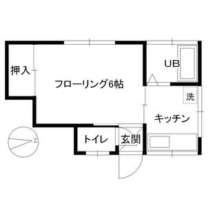 豊島荘【2階】の間取り