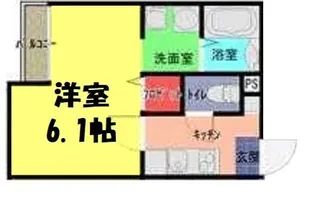 埼玉県春日部市大場【アパート】の間取り