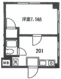 メゾンリベラ【2階】の間取り