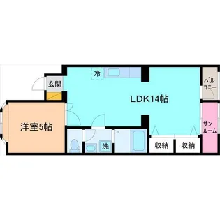 リトリート【1階】の間取り