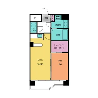 ティアラ川村【9階】の間取り