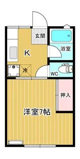 シャルマンコーポ高野A【1階】の間取り