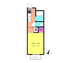 メゾン・セルシア【1階】の間取り