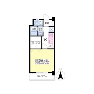 リヴァンス野田町【1階】の間取り