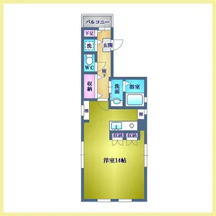 TACHIKAWA PLUS【3階】の間取り