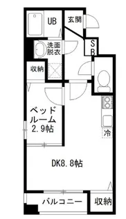 EPガーデン東船【1階】の間取り