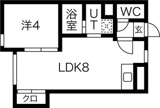 ブローニュ24【3階】の間取り