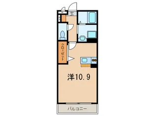 ロ-ズコ-ト芦屋【1階】の間取り