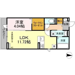 神奈川県海老名市河原口5【アパート】の間取り