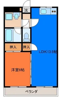 エラン宮崎1番館【2階】の間取り
