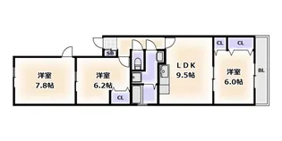フジマンション【2階】の間取り