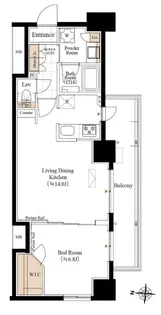 東京都墨田区両国4【マンション】の間取り