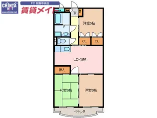 アルカンシエル【4階】の間取り