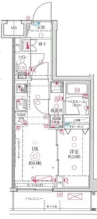 クレヴィスタ武蔵中原II【3階】の間取り