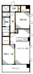 東京都中野区大和町4【マンション】の間取り