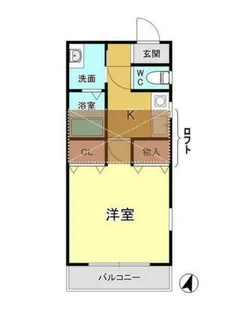 レジデンスTM村岡【2階】の間取り