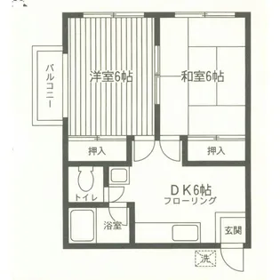 栗木荘【2階】の間取り