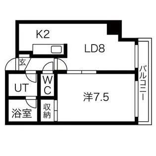 フォーシーンBLD【2階】の間取り