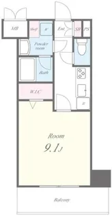 グラン ククナ【8階】の間取り