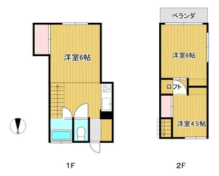 東京都杉並区浜田山4【一戸建】の間取り