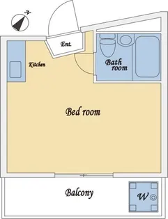ベルサイユ目黒【2階】の間取り