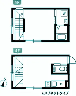 プロト西小山【4階】の間取り