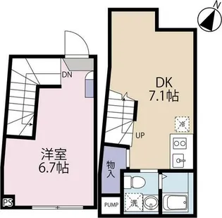 HJ PLACE NISHIHARA【1階】の間取り