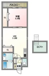 ケイティアイレジデンス大和田B棟(KTIレジデンス大和田B棟)【2階】の間取り