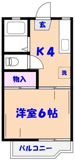 ハイツハナショウブ【2階】の間取り
