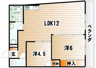 ファーストライフ大手町【5階】の間取り