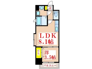 Linkuscout II【7階】の間取り