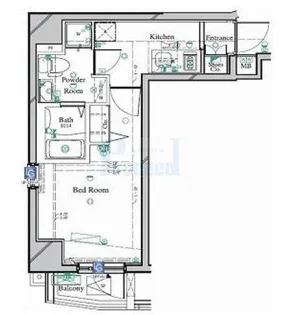 ARTESSIMO LINK BE RIS【2階】の間取り