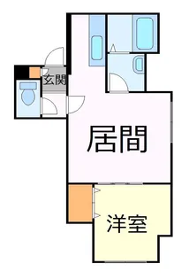 リベルティ医大前【5階】の間取り