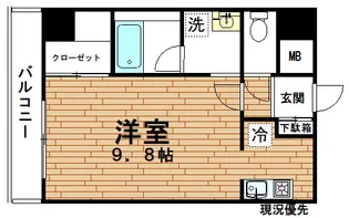 東京都台東区千束4【マンション】の間取り