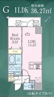 東京都中央区日本橋横山町【マンション】の間取り