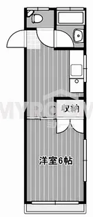 富士見荘新館【1階】の間取り