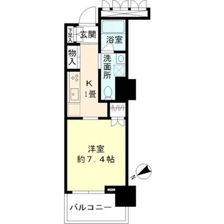 豊洲シエルタワー【5階】の間取り