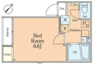 アレッサ西日暮里【4階】の間取り