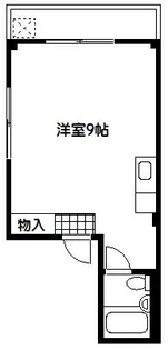 アローハイツ【4階】の間取り