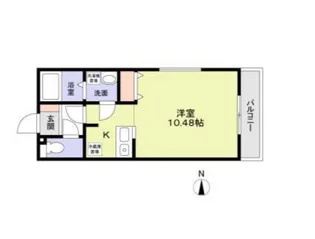 ミリアビタ稲毛【1階】の間取り