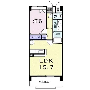 サングリアル【4階】の間取り