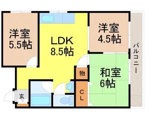 愛知県名古屋市千種区豊年町【マンション】の間取り