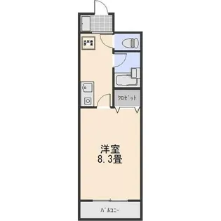 愛知県長久手市山桶【マンション】の間取り
