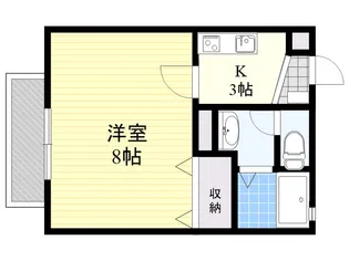 セジュール中島【2階】の間取り
