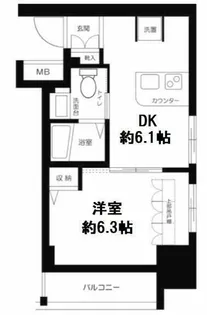 エステムプラザ飯田橋タワーレジデンス【11階】の間取り